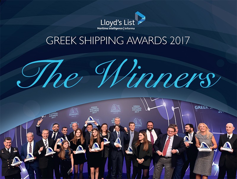 Evangelos M. Marinakis was Lloyd’s List’s Greek Shipping Personality of the Year 2017 at the Greek Shipping Awards
