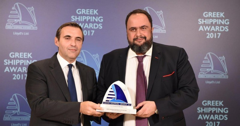 Capital Maritime & Trading Corp. Chairman Mr. Evangelos Marinakis Voted “Greek Shipping Personality Of The Year” At The 2017 Lloyd’s List Greek Shipping Awards