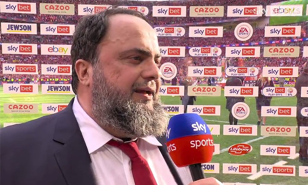 Evangelos Marinakis enjoys sporting spotlight after UK’s Nottingham Forest win promotion