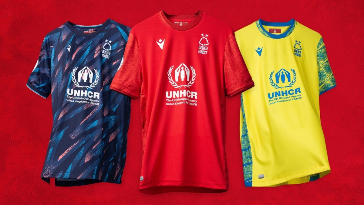 Nottingham Forest FINALLY find a shirt sponsor as they partner with the United Nations Refugee Agency... after owner Evangelos Marinakis 'held out for £10m-a-year shirt deal' on their Premier League return